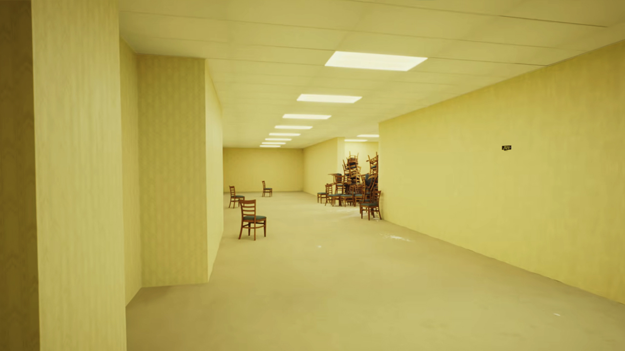 Standbilder aus der Adaption von The Backrooms aus dem Jahr 2026.