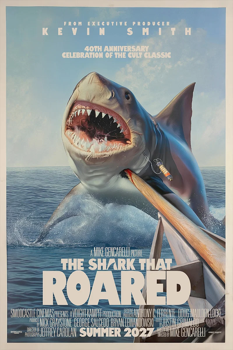 Trailer zum Dokumentarfilm „Der Hai, der brüllte“.