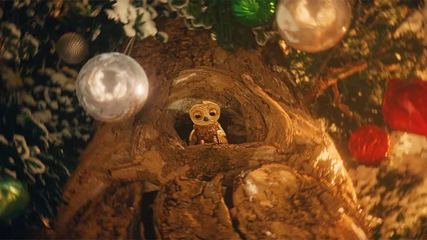 Ein Poster mit einer fast weihnachtlichen Geschichte