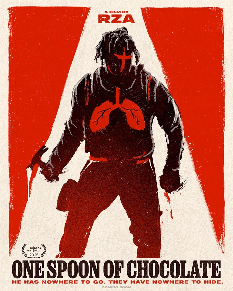 Ein Löffel Schokoladenanhänger