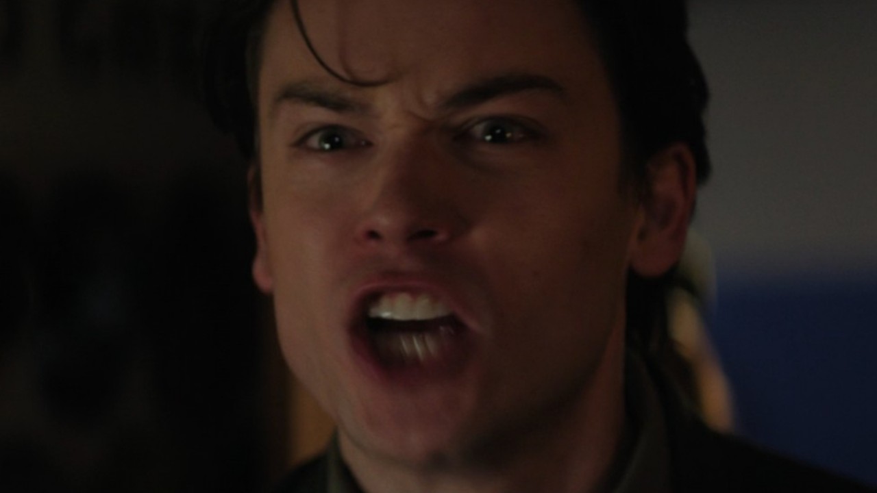 Jack Martin schreit im Pizza-Film.