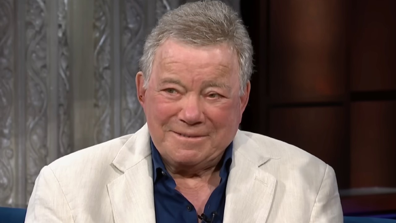 William Shatner sur The Late Show avec Stephen Colbert