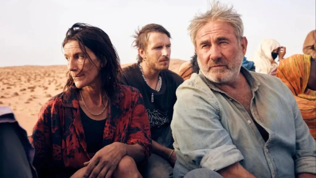 Stefania Gadda, Joshua Liam Henderson and Sergi López in 