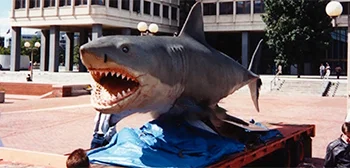 Trailer zum Dokumentarfilm „Der Hai, der brüllte“.