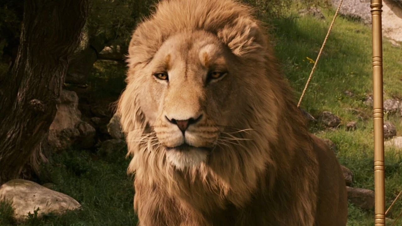 Aslan der Löwe aus Disneys „Der Löwe, die Hexe und die Garderobe“ aus dem Jahr 2005