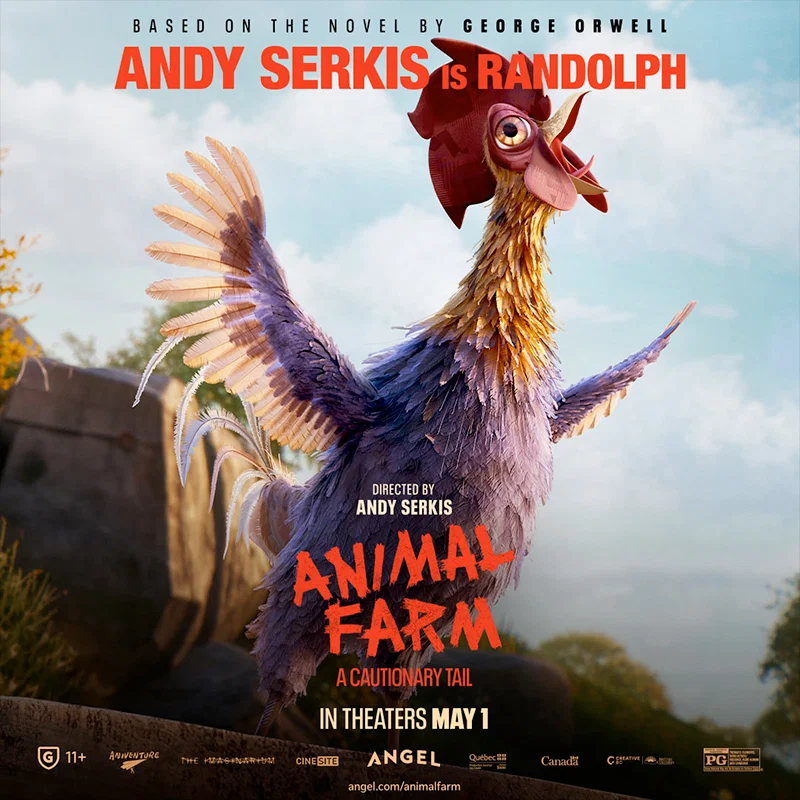 Ferme des animaux Andy Serkis Poster