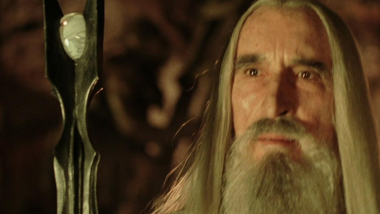 Кристофер Ли в фильме «Две башни»