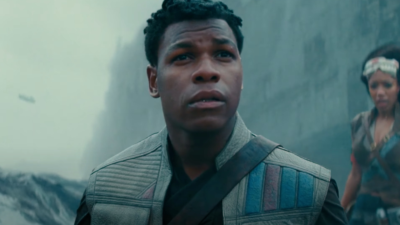 John Boyega dans le rôle de Finn dans Star Wars