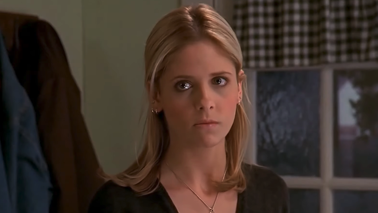 Sarah Michelle Gellar als Buffy Summers in der Pilotfolge von Buffy – Im Bann der Dämonen