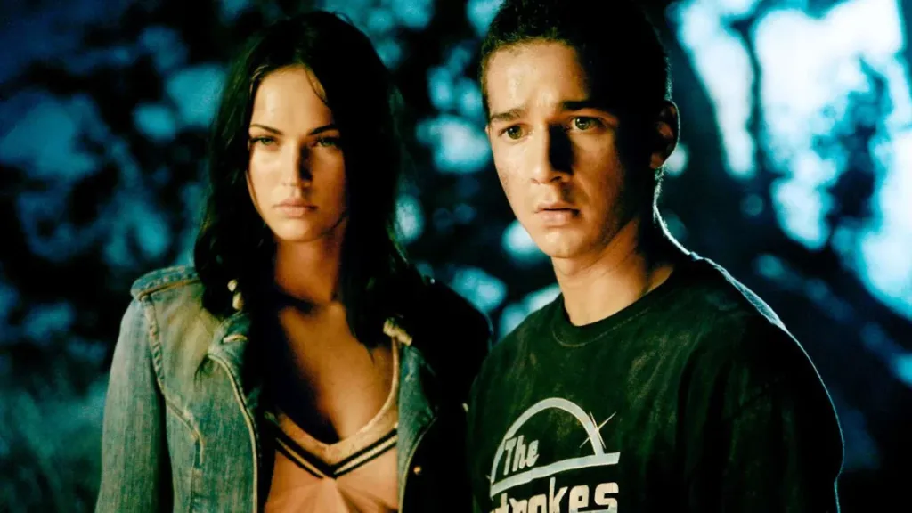 Shia LaBeouf and Megan Fox in 2007's